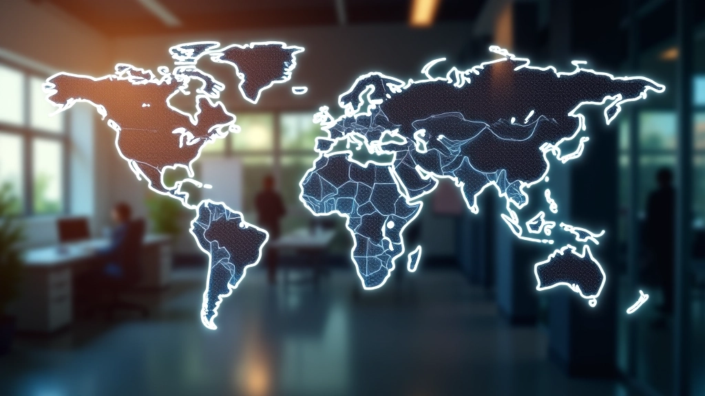 Unternehmenshauptquartier mit moderner Architektur, Bürogebäude, Arbeitsumgebung, professionelles Setting